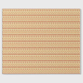 Folklorisches Batik florales ethnisches Muster Geschenkpapier (Flach)