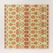 Folklorisches Batik florales ethnisches Muster Puzzle (Horizontal)