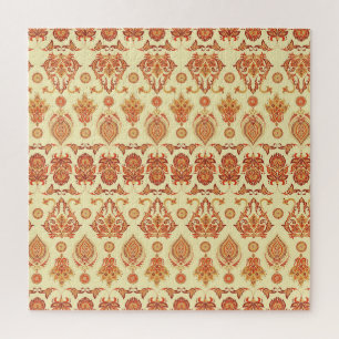 Folklorisches Batik florales ethnisches Muster Puzzle
