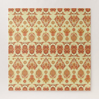 Folklorisches Batik florales ethnisches Muster Puzzle