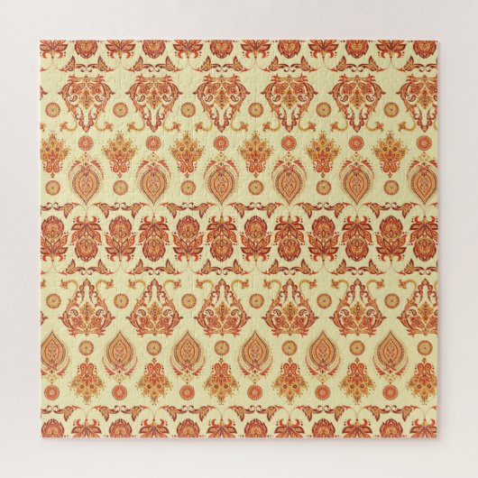 Folklorisches Batik florales ethnisches Muster Puzzle (Vertikal)