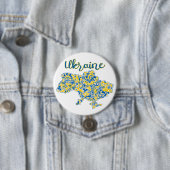 Folklorisches Muster und ukrainische Typografie Button (Beispiel)