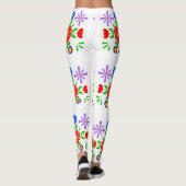 Folkloristische Blume Leggings (Rückseite)