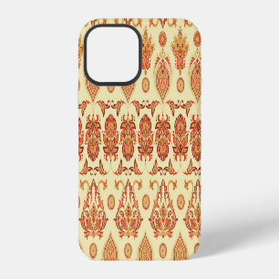 Folkloristisches Batik-Blumen-Volkskunstmuster iPhone 12 Hülle