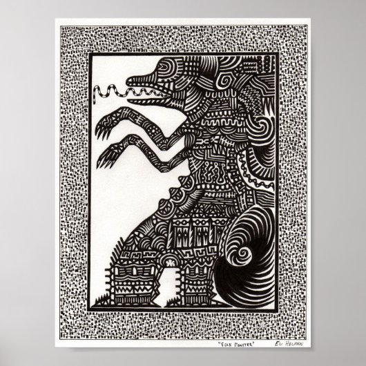 Folkmonster-Poster Poster (Vorne)