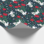 Folkrabbit Weihnachtsfeiertag Geschenkpapier (Ecke)