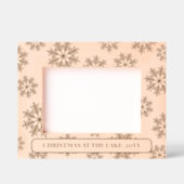 FolksNordic Snowflake Winter Weihnachten Ihr Text Geätzte Rahmen (Vorderseite)