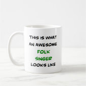 Folkssängerin, phantastisch kaffeetasse (Links)