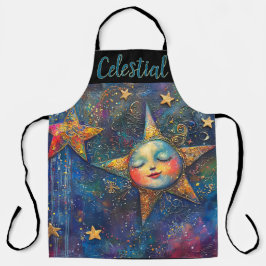 Folksy Celestial Schürze