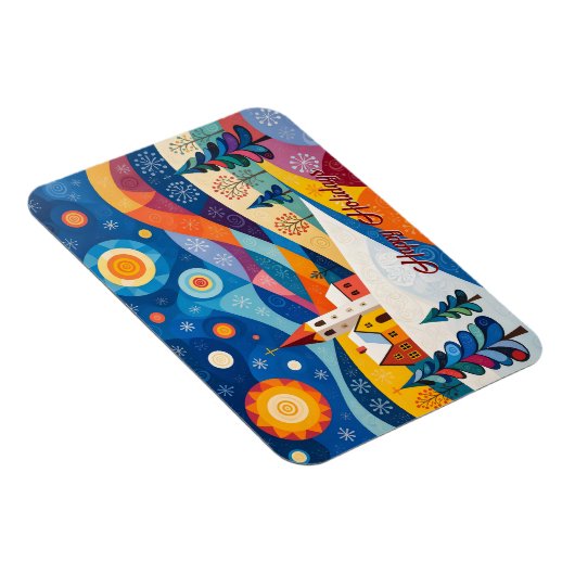 Folksy Christmas   Magnet (Rechte Seite)