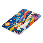 Folksy Christmas Magnet (Linke Seite)