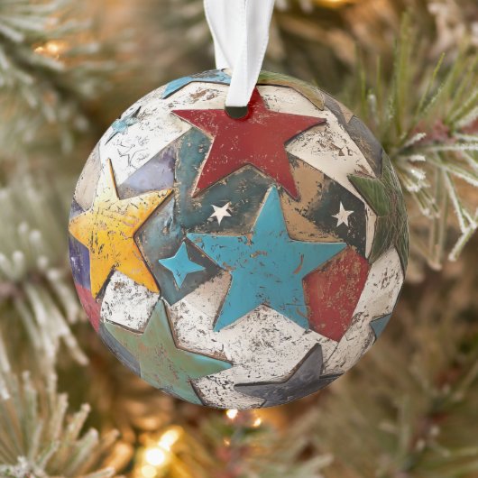 Folksy Stars Ornament (Baum)