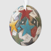 Folksy Stars Ornament (Vorderseite)