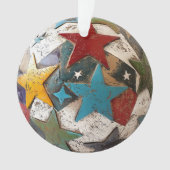 Folksy Stars Ornament (Vorderseite)