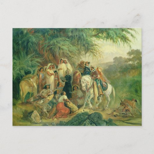 Folkszene in Pico de Orizaba, Mexiko Postkarte (Vorderseite)