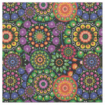 Folktische Blume - Mandalas