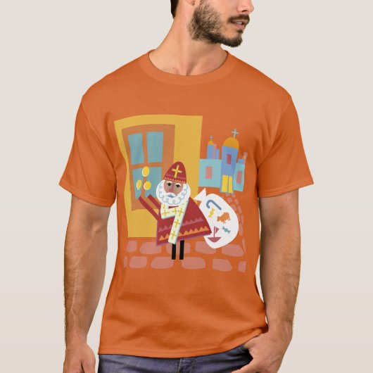 Folky St. Nicholas T-Shirt (Vorderseite)
