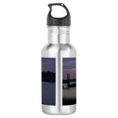 Foll River Sunset Water Flasche Edelstahlflasche (Rückseite)