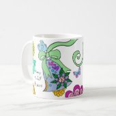 Follikuläres Lymphom-Band Kaffeetasse (Vorderseite Links)