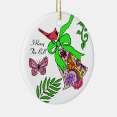 Follikuläres Lymphom-Bell-Band Keramik Ornament (Rechts)