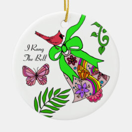 Follikuläres Lymphom-Bell-Band Keramik Ornament