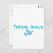 FOLLOW JESUS POSTKARTE (Vorne/Hinten)