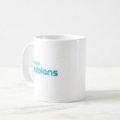 FOLLOW LESBIANS KAFFEETASSE (Vorderseite Links)