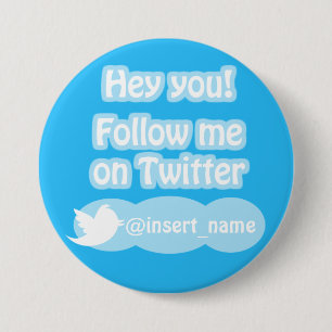 Follow-me auf Twitter-Einzelteilen Button