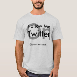 Follow-me auf Twitter T-Shirt