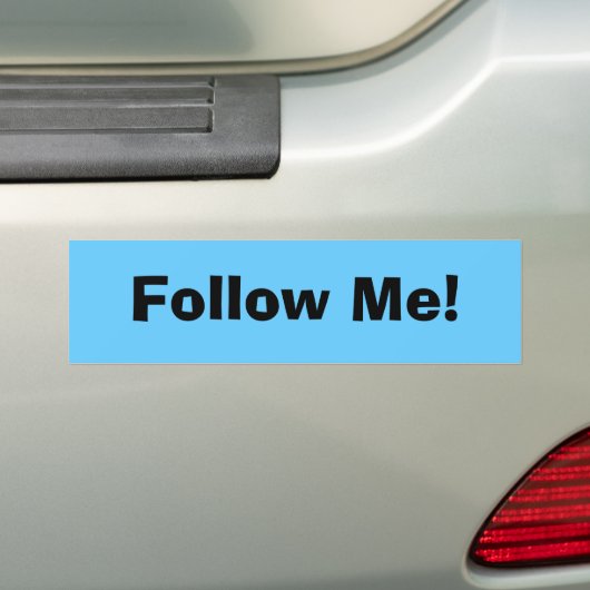 Follow-me! Autoaufkleber (Auf Auto)