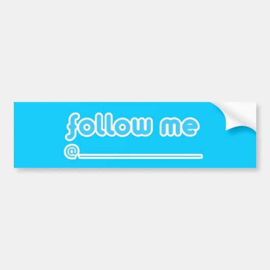Follow-me @ autoaufkleber (Vorne)