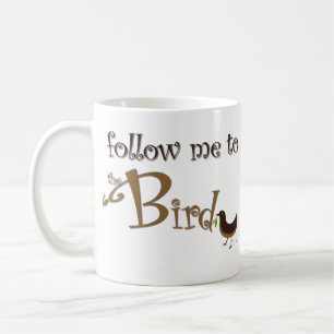 "Follow-me" GROSSE Tasse des Spottdrossel-Cafés