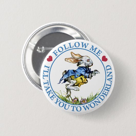 Follow-me. Ich nehme Sie nach Märchenland! Button (Vorne & Hinten)