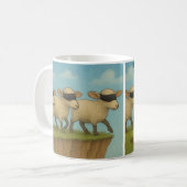 Follow me sheep Mug Kaffeetasse (Vorderseite Links)