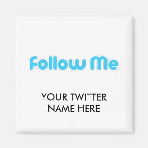 Follow-me (Twitter) Magnet