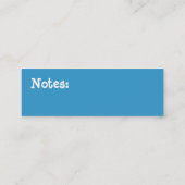 Follow-me! Twitter Mini Visitenkarte (Rückseite)