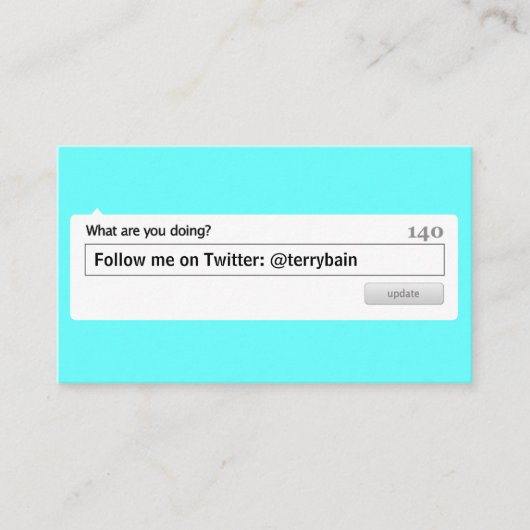 Follow-me Visitenkarte (Vorderseite)