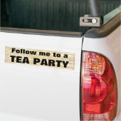 Follow-me zu einem TEE-PARTY Autoaufkleber (Auf Lkw)
