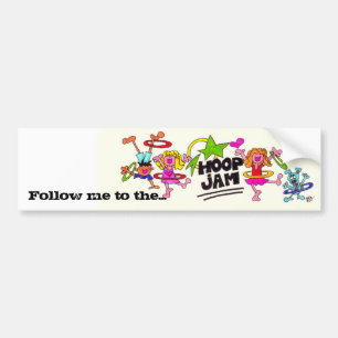 Follow-me zum Band-Stau Autoaufkleber