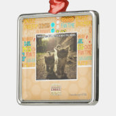 Follow-mekind Silbernes Ornament (Links)