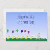 Follow the flock Invitation Einladung (Vorderseite)