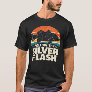 Follow The Silver Flash Angel-Shirt Vintage Angler T-Shirt