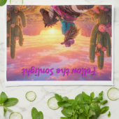 Follow the sonlight geschirrtuch (Gefaltet)