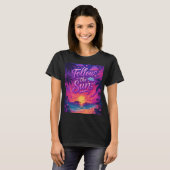 Follow the sun - süßes Mädchen T-Shirt (Vorne ganz)