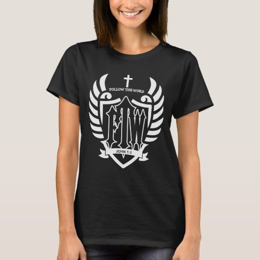 Follow The Word - John 1:1 T-Shirt (Vorderseite)