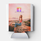 follow us facebook username social media photo dosenkühler (Rückseite)