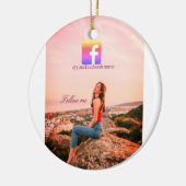 follow us facebook username social media photo  keramik ornament (Links)