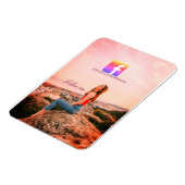 follow us facebook username social media photo  magnet (Linke Seite)