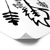 Follow Your Arrow Motivational  Poster (Ecke)