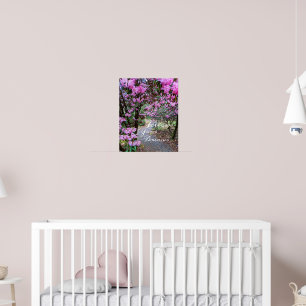 Follow Your Dreams Garden Path Floral Poster